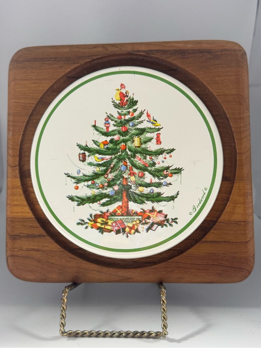 Spode Christmas Cheese Board or Hot Pad
